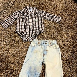 dolce and Gabbana juniors Dress shirt and pants baby boys 3-6 months